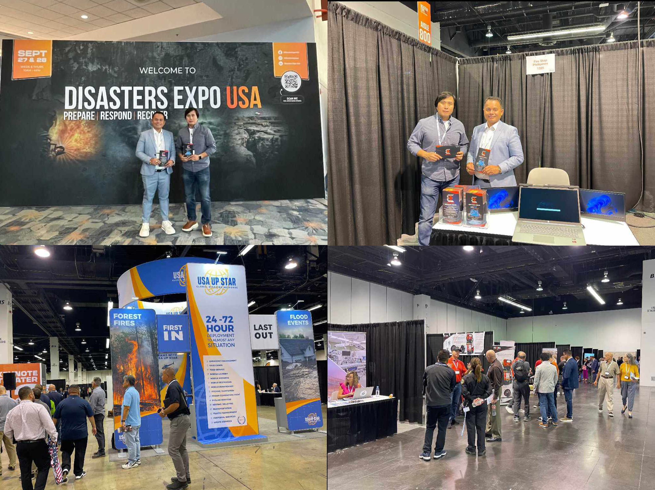 Firestop Philippines and 8E MEERAS: A Quest for Life-Saving Excellence at Disaster Expo USA 2023!