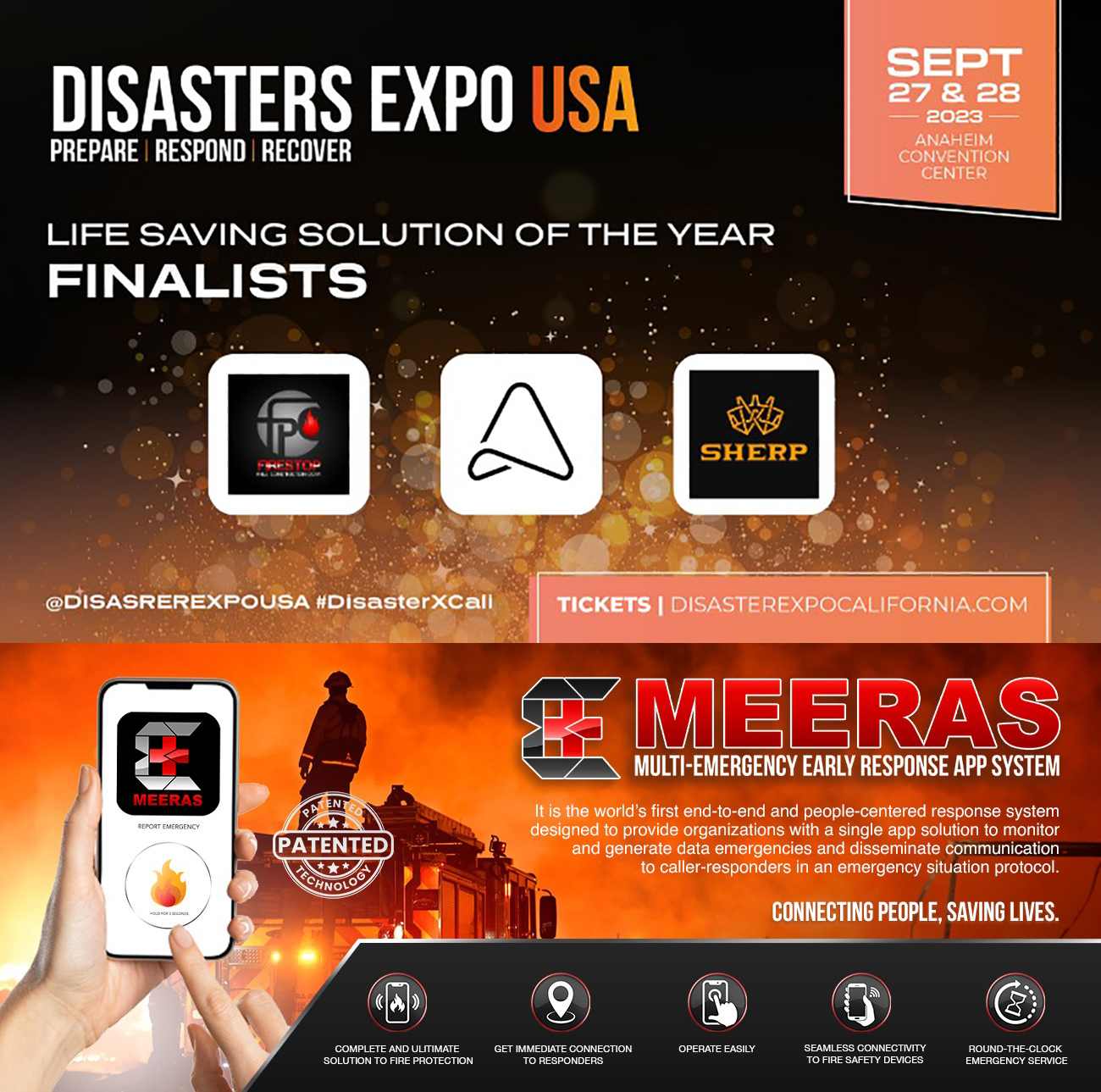The Remarkable Impact of Firestop and 8E MEERAS at Disasters Expo USA 2023