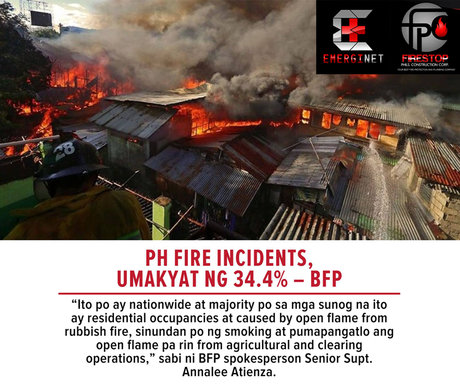 EmergiNet and Firestop: The Only Solution to the 34% Surge in Fire Incidences in the Philippines