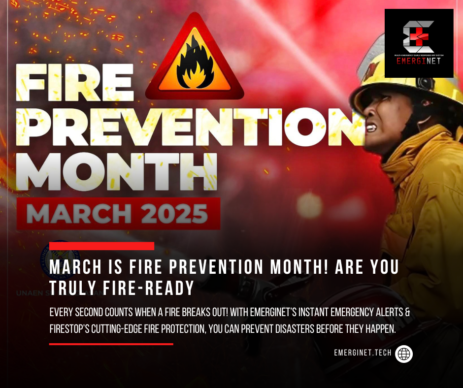 March is Fire Prevention Month: How EmergiNet and Firestop Can Strengthen the Fight Against Fires